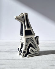 Rorstrand Ceramic Gunnar Nylund for Rorstrand, 'Hund' (Hound), Sculpted Mid Century Modernist Figure, 1950s, Swedish