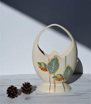AnyesAttic Ceramic 1950s-60s Beswick Pottery, Atomic Ovoid Form Ceramic Vase / Planter | British | Rare Shape