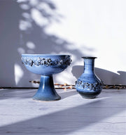 skandale niece trone Duo of Glit Pottery, REAL Lava in Rare 'Snow Tundra' Blue Glaze Dish a –  Haute Curature