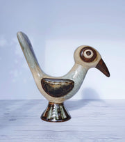 AnyesAttic Ceramic Gerd Hiort Petersen for Søholm, 'Nature of Bornholm' Palette Ceramic Bird Sculpture | Danish, 1970s