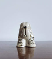 AnyesAttic Ceramic Lisa Larson for Gustavsberg,1972 Kennel series, 'Sympathetic Spaniel', Swedish