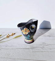 AnyesAttic Ceramic Margit Lagerqvist for Tilgmans Keramik, Daisy and Buttercup Spring Vase | Sweden, 1950s-60s