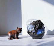 AnyesAttic Ceramic Maria & Schott for Töpferei Schott Studio,'Gathered Pilze' Relief Ceramic Sculpture Vase | 1980s-90s