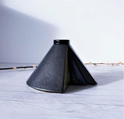 AnyesAttic Ceramic Steuler Design Keramik | Memphis Style, Striking Postmodern Sliced Conical Vase | 1980s, Rare