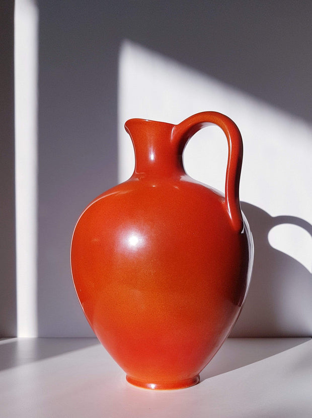 AnyesAttic Ceramic Ursula Fesca for Waechtersbach, Urania Series Ceramic Pitcher Vase, 1950s - 60s, West German