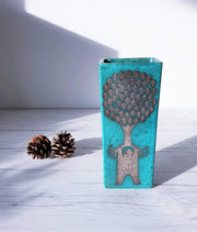 AnyesAttic Ceramic Wilhelm Kåge and Heinz Erret for Gustavsberg, Argenta Series, ‘Bear Lifts Tree’ Vase | 1950s - 60s