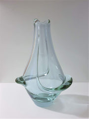 AnyesAttic Glass Zelezny Brod Sklo by Frantisek Zemek Neodymium Colour-Changing Art Glass Vase, 1960s-70s, Czech