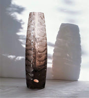 AnyesAttic Glass Zelezny Brod Sklo (ZBS) by Vaclav Horacek Cherry Chocolate Brown Art Glass Vase | 1950s, Nr. 8465