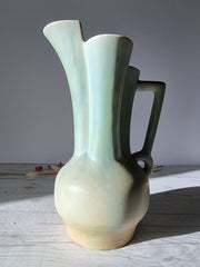 Beswick Pottery Ceramic Beswick Pottery, Art Deco Satin-Matt Sherbet Palette Glaze Pitcher Jug Vase, British, 1930s
