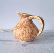 Crown Devon Ceramic Crown Devon Art Deco, Jasper Palette London Carved Pitcher Jug Vase and Caisson Vase, 1930s