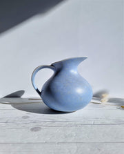 Crown Devon Ceramic Crown Devon att. Art Deco Moderne, Cornflower Silk Blue Glaze Jug Vase | British, 1930s, Rare