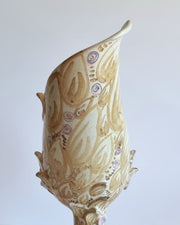 Illums Bolighus Porcelain Bjorn Wiinblad for Illums Bolighus, 1963 Titania Series, Relief Bust Vase, V21, Early, Rare, Danish