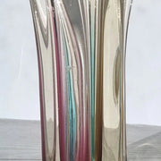 Narumi Glass Glass Sanyu Glassworks Narumi Fantasy Series Rainbow Sommerso Abstract Orchid Bud Vase, 1960s-70s