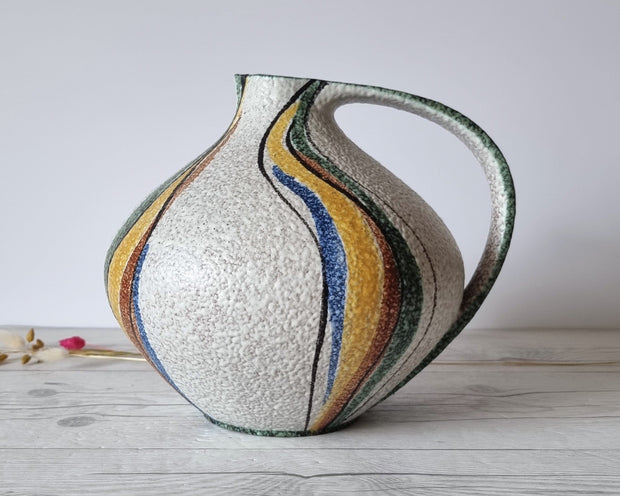 Ruscha Ceramic Ruscha Keramik, Milano Series Sculptural Pitcher 315 Vase, 1960s, West Germany