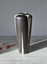 Ruscha Ceramic Ruscha Keramik, Montblanc Series, Kurt Tschörner, Modernist Monochromatic Palette Vase, 1960s