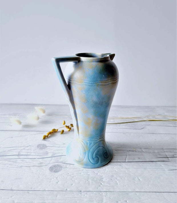 Wade Ceramics Ceramic Flaxman Ware, 'Low Tide at Pourville, near Dieppe' Impressionist Palette Art Deco Jug Vase, c.1936